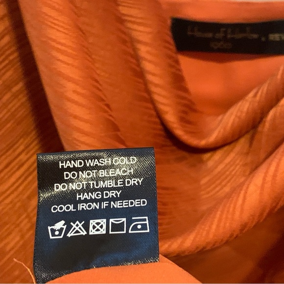 House of Harlow 1960 X REVOLVE Ira Mini Dress Burnt Sienna Orange Cowl $148.00 - Picture 9 of 11